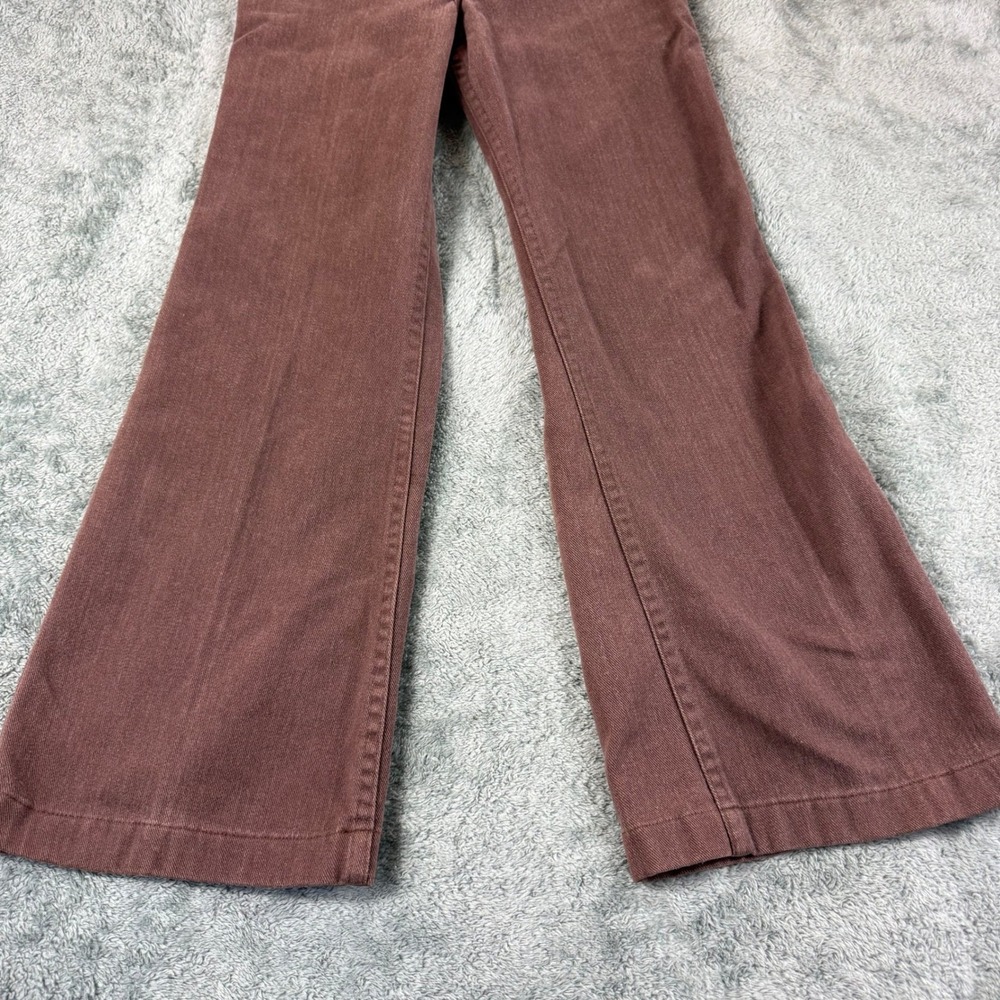 Vintage‎ Levis Brown High Waisted Flare Jeans 1970 24x26.5 Wide Leg Bell Bottom - Picture 3 of 16